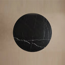 Hemmings Bistro Table Solid Stone Round Modern Minimalist Dining
