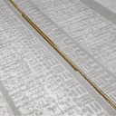 LiuJin Vertical Trace Abstract Ivory Area Rug