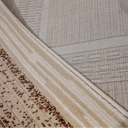 Meilade Framed Band Abstract Neutral Area Rug