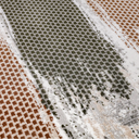 Melard Vertical Block Abstract Textured Area Rug