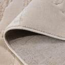 Shanluan Soft Veiled Texture Neutral Area Rug