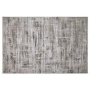 Milano Layered Linear Abstract Neutral Area Rug