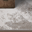 Puxina Abstract Brushstroke Neutral Area Rug