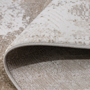 Puxina Abstract Brushstroke Neutral Area Rug