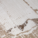 Puxina Layered Block Abstract Neutral Area Rug