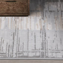 Puxina Layered Grid Abstract Neutral Area Rug