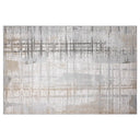 Puxina Layered Grid Abstract Neutral Area Rug