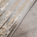 Puxina Layered Grid Abstract Neutral Area Rug