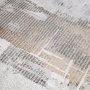 Puxina Soft Grid Calm Modern Area Rug