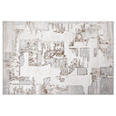 Puxina Soft Layered Block Abstract Neutral Area Rug