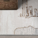 Puxina Soft Layered Block Abstract Neutral Area Rug