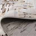 Puxina Soft Layered Block Abstract Neutral Area Rug