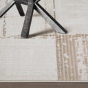 Puxina Subtle Grid Linear Neutral Area Rug