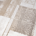 Puxina Subtle Grid Linear Neutral Area Rug