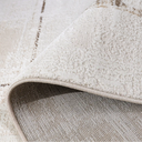 Puxina Subtle Grid Linear Neutral Area Rug