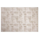 Shanluan Layered Horizon Abstract Neutral Area Rug