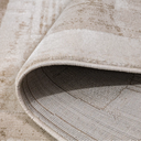 Shanluan Layered Horizon Abstract Neutral Area Rug