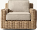 Riviera Track Arm Swivel Chair