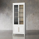 Rowan Modular Stacked Reeded Glass Cabinet
