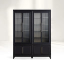 Rowan Modular Stacked Reeded Glass Cabinet