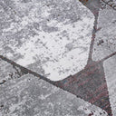 Torino Fragmented Facet Geometric Abstract Neutral Area Rug