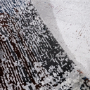 Torino Disrupted Linear Texture Abstract Neutral Area Rug