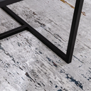 Torino Vertical Weathered Strata Abstract Neutral Area Rug