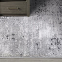 Torino Washed Linear Layered Abstract Neutral Area Rug