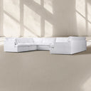Sunshine Modular Track Arm U-Sofa Sectional
