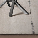 Xiangshe Layered Linear Abstract Neutral Area Rug