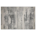 Xiangshe Textured Grid Modern Area Rug