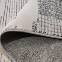 Xiangshe Textured Grid Modern Area Rug
