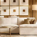 Sunshine Modular Track Arm Left-Arm Sofa-Chaise Sectional