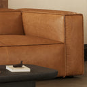 Genuine Leather Straight Sofa