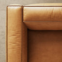 Genuine Leather Straight Sofa