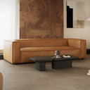 Genuine Leather Straight Sofa