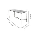 Thaddeus Rectangle Marble Desk