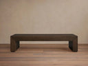 Sullivan Wood Waterfall Coffee Table Rectangle Rural Cocktail Table Oak Wood Center Tea Table