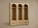 Hattie Triple Entryway Cabinet in Oak 69.75"W