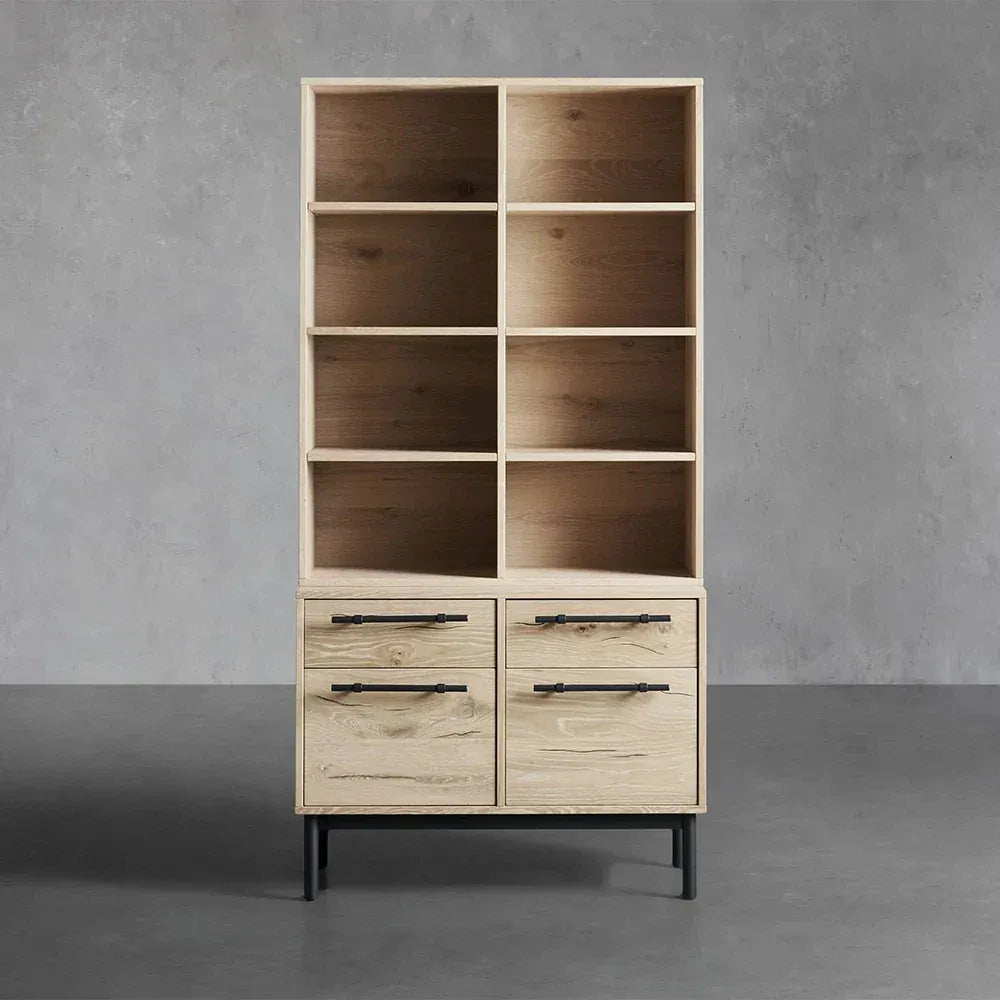 Sullivan Single Bookcase with File Base - Thumbnail 4