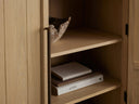 Hattie Accent Cabinet in Oak 36"W 46"W