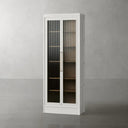 Rowan Modular Tall Reeded Glass Plinth Cabinet