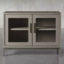 Malone Two Door Cabinet with Glass Doors
