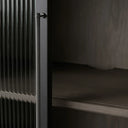 Rowan Modular Tall Reeded Glass Plinth Cabinet