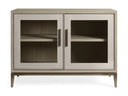 Malone Two Door Cabinet with Glass Doors