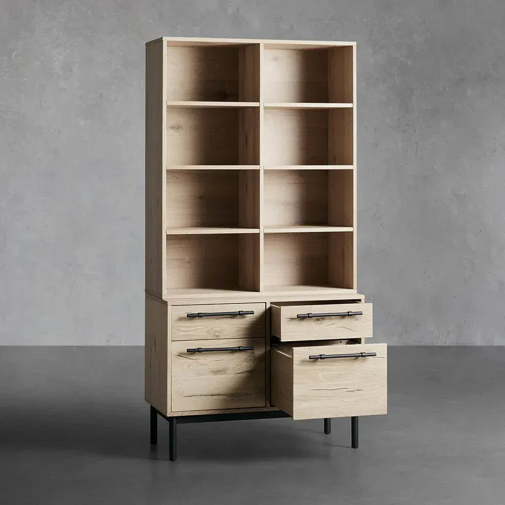 Sullivan Single Bookcase with File Base - Thumbnail 5