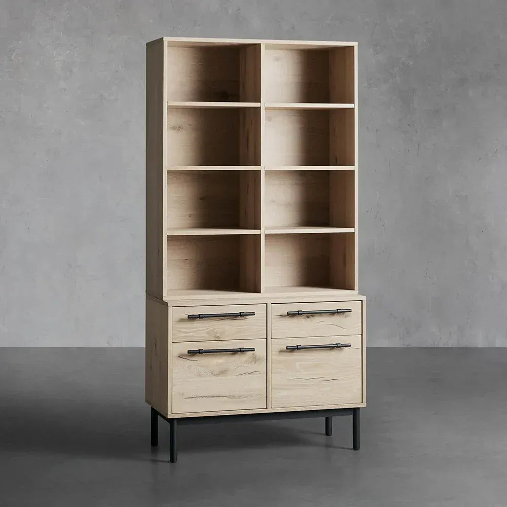 Sullivan Single Bookcase with File Base - Thumbnail 2