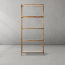 Thaddeus Metal Glass Shelving Hand-Forged Units Storage Shelves