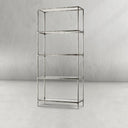 Thaddeus Metal Glass Shelving Hand-Forged Units Storage Shelves