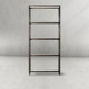 Thaddeus Metal Glass Shelving Hand-Forged Units Storage Shelves